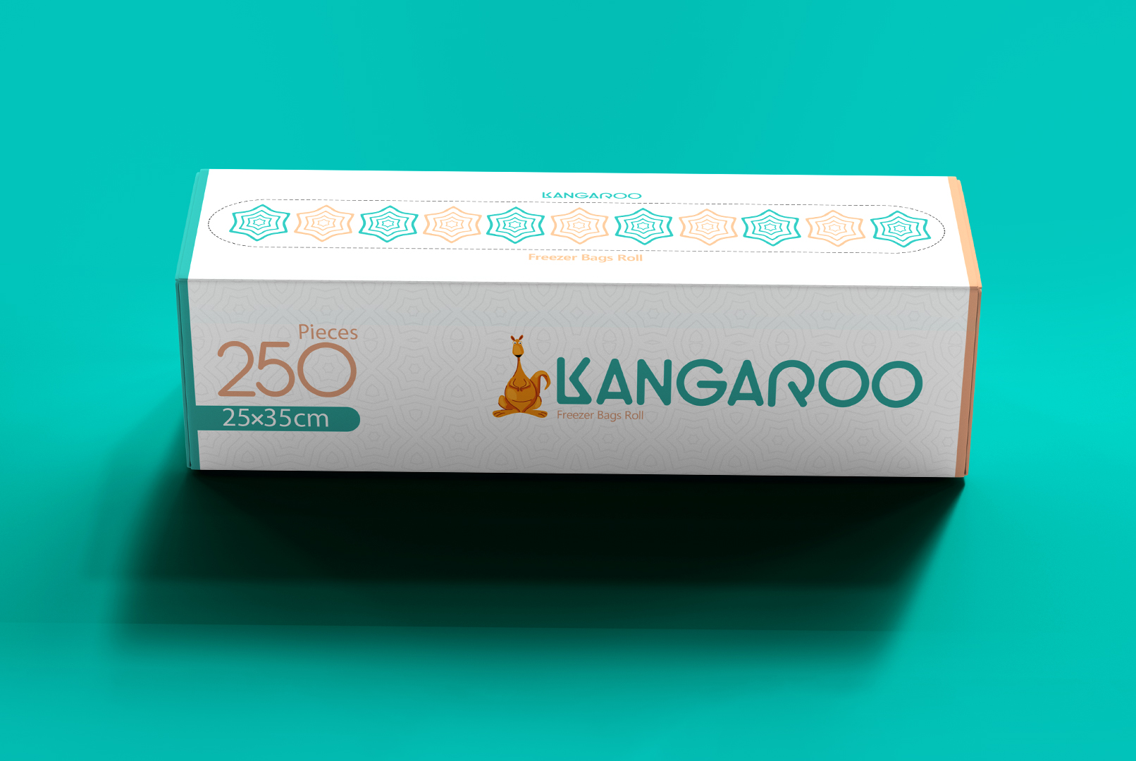 kangaroo brand label design